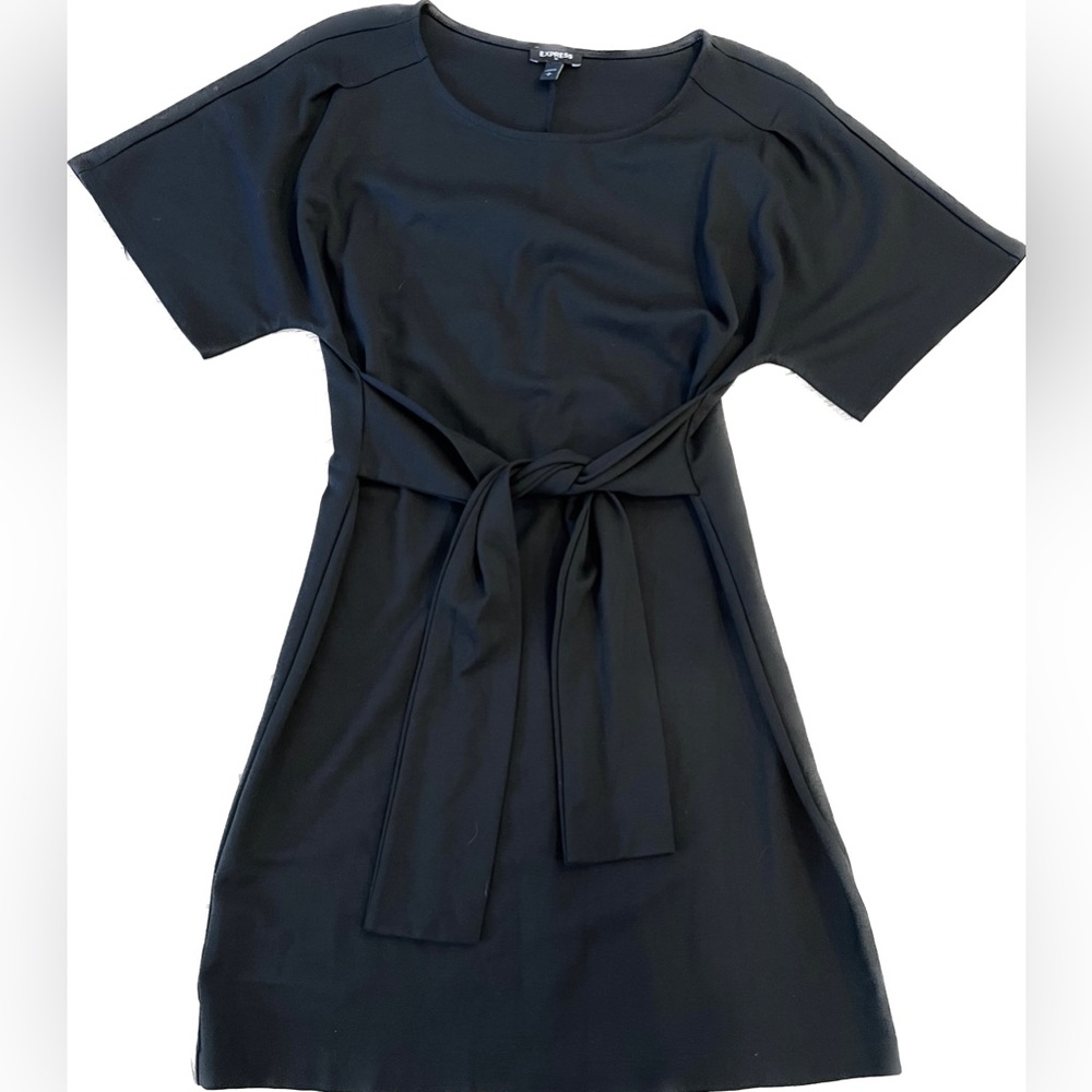 S Express Black Tie Dress